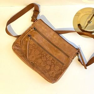 The Sak Leather Tooled Purse.